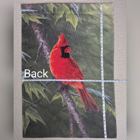 NEW Cardinal 40x28" House Flag Banner STUDIO M Premium Quality Porch Garden Yard - Picture 6 of 14